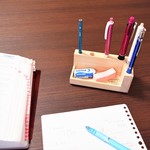 ヒノキのオリジナルペン立てお気に入り６