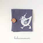 ラベンダー色☆携帯用ボックスティッシュケース