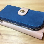 機種で選べる外側小銭入れ付き手帳型革のスマホケース　　　　　　　　　　　＊　左利き用も承ります　SCー０３０