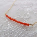 GW限定500円off♪【339】14kgf レッドコーラル ネックレス