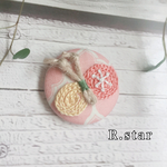 ちょうちょ 北欧 刺繍ブローチ