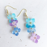 紫陽花のピアス