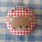 *名前入りバッジ*ゆるかわ動物柄*38mm*入園入学*選べるイラスト&生地