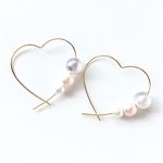 《スイートローズ》Cotton candy♡フープピアス,イヤリング
