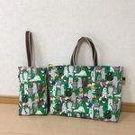 yuri0614様専用クマさんの通園通学セット、ポーチ、ヘアゴムセット