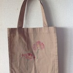 友禅ポピーの花ちいさなサブバッグ      youko