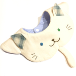 【新色】もこもこどうぶつスタイ(ねこキナリ)