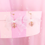 Cross Heart Ribbon ♡*＊pierce/earring
