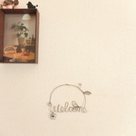 ワイヤーで作ったwelcome☆