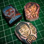 似顔絵はんこ 似顔絵追加一人分