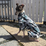  イタグレ服  ウッドランド迷彩柄ロンパース　犬服