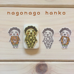 ファッショナブルな消しゴムはんこ