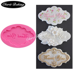 199.新入荷【大】thank you/ラベル★シリコンモールド