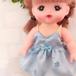 sale♡水色チュールのシンプルドレス ♡メルちゃん