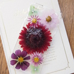 スマホ　押し花ケース【mariko1023さまオーダー品 】
