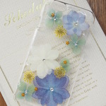 iphone6 (5/5s・5c・4/4s)　押し花ケース【#172】（再販）