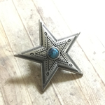 コンチョボタン スター 4cm 1個