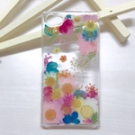 押し花 ケース Galaxy/Xperia iPhone7 iPhone6s/6/5s/5/SE iPhone7 plus 押し花iPhoneケース アイフォン7プラス