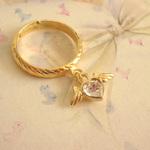 ♡Angel heart ring♡