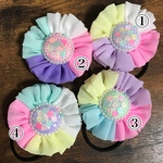 4colorシフォンフラワーゴム③