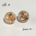 チップ&デール 春色ピアス❤︎