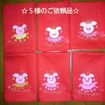 Ｓ様の専用ページ/5枚セット＊手描きバンダナ5枚セット