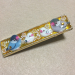 文鳥さんのヘアクリップ