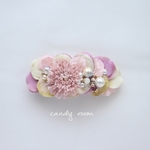 065 hydrangea barrette 