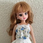 22センチドール キャミソール ローズガーデン ブルー