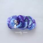 068 hydrangea barrette 