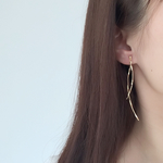 ダブルウェーブピアス/イヤリング