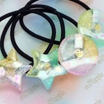 【送料無料】 キラキラヘアゴム