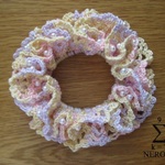 【SALE】レース糸のクロッシェシュシュ＊ストロベリーチーズケーキアラザン