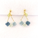 あじさいの手編みイヤリングorピアス③