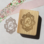 イニシャルはんこ R ドイリー