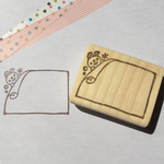 すみっこにうさぎはんこ