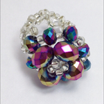 キラキラビーズの指輪