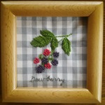 送料無料お花の刺繍