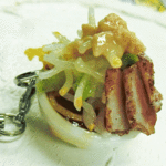二郎系風食品サンプルストラップ