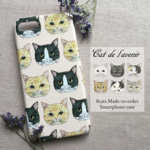 【セミオーダー】Cat de l'avenir えらべる猫のスマホケース（ポリカーボネート）