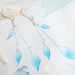 ゆらゆら海色リーフのピアス・イヤリング