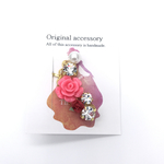 rose＊princess イヤーカフ ビビッドpink