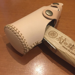 キャンプギア レザーハンマーカバー