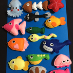 フェルトの魚つりセット