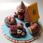 フェルトのおうち＜おやつにしよ☆３＞送料無料