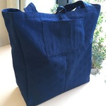 麻の葉模様の半幅帯から手さげ