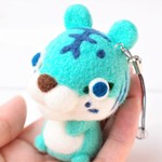 ミントとら「水浴びする？」　Pokotta Big ストラップ