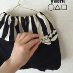 前後でDesign違う可愛いすぎるかぼちゃパンツ❗️❗️白黒high fashion♠️ 