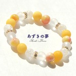 送料無料💐安らぎと幸福💐天然石ブレスレット/キャンディジェイドブレス