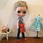 ブライス　blythe　レザーバック